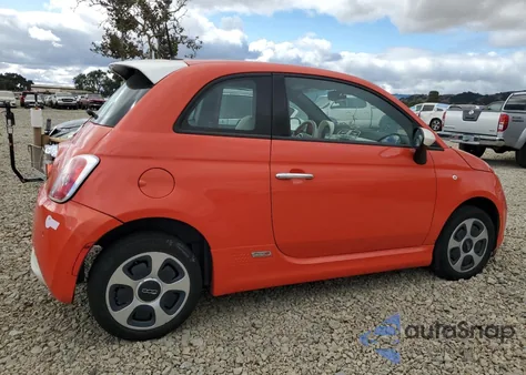 2015 Fiat 500 Electric из США, поврежденный, VIN 3C3CFFGE1FT732833